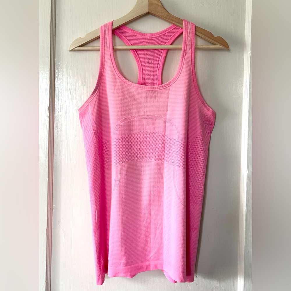 Lululemon Run Swiftly Tech Racerback Top Pinkelicious 8 Active‎ Gym Workout
